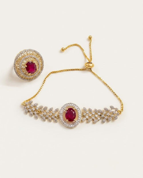Serenity Spark Bracelet with Ring