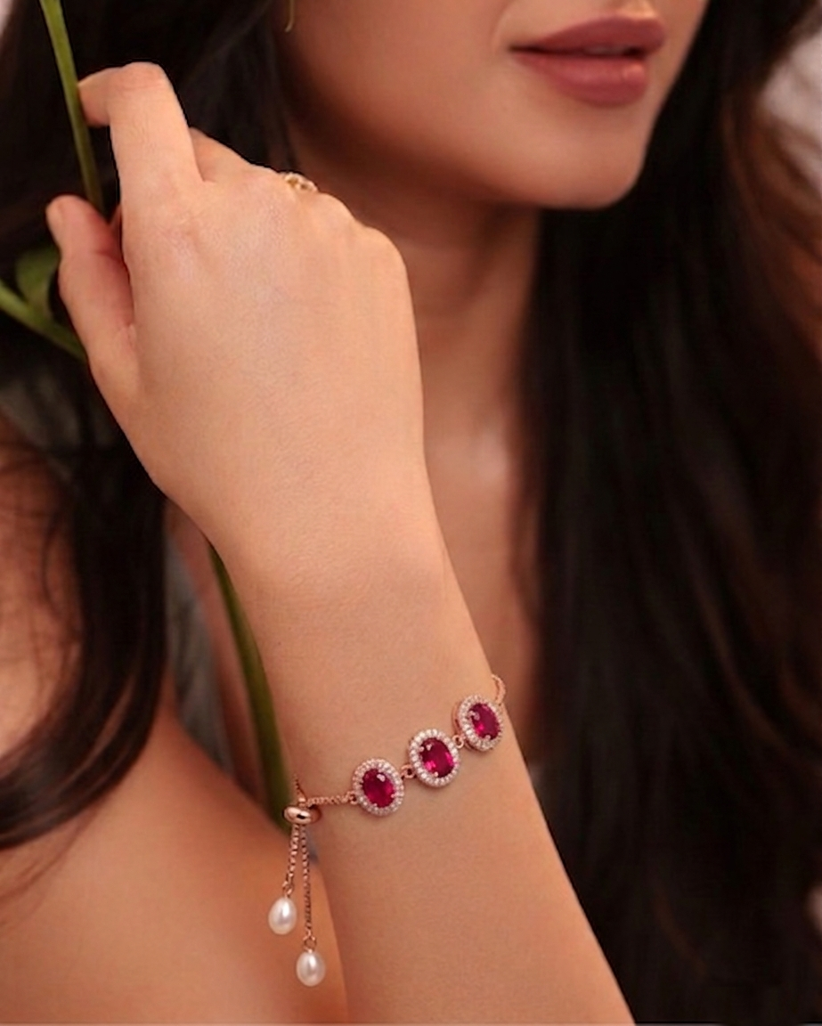 Ruby Wisper Bracelet
