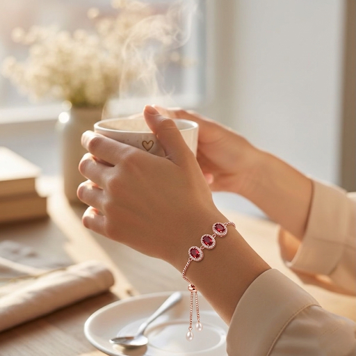 Ruby Wisper Bracelet