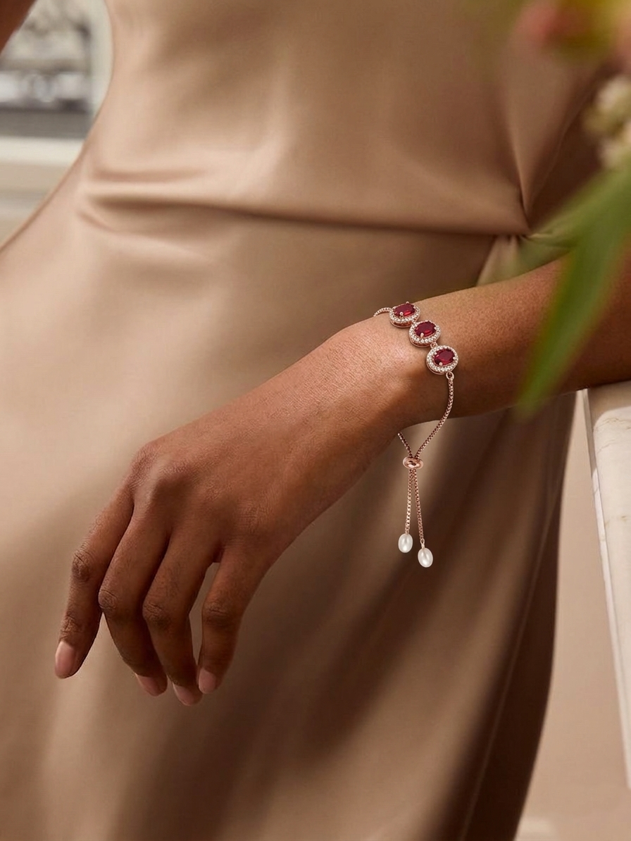 Ruby Wisper Bracelet