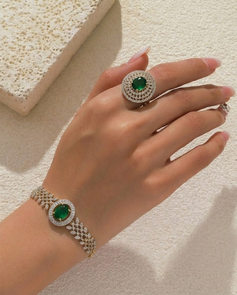 Serenity Spark Bracelet with Ring