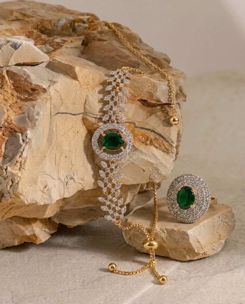 Serenity Spark Bracelet with Ring
