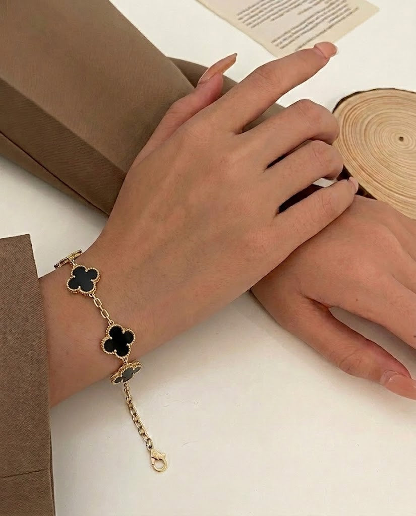 Ivory Clover Bracelet