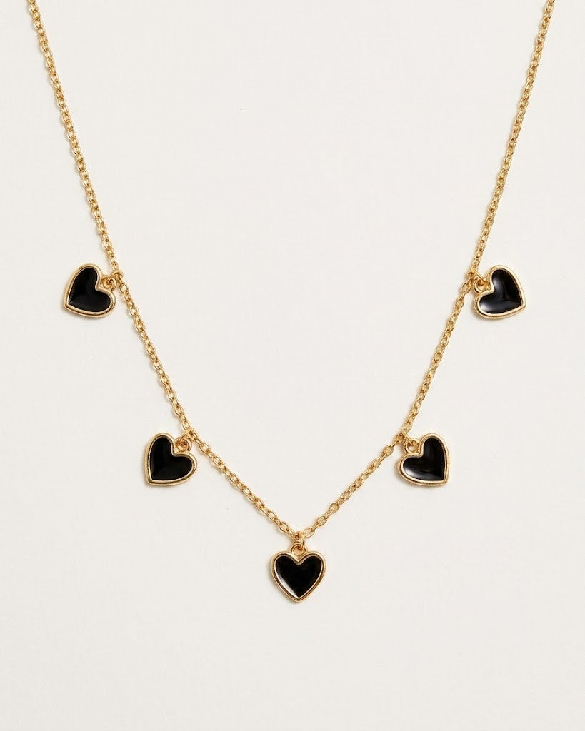 Heart Enamel Necklace