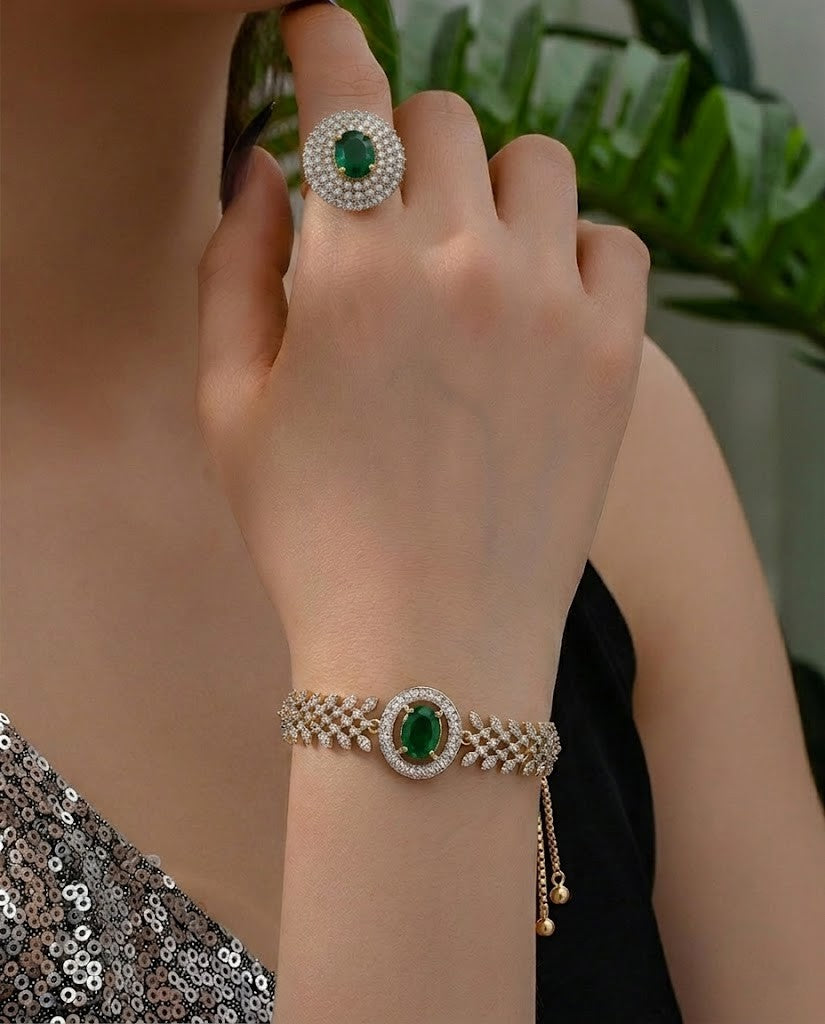 Serenity Spark Bracelet with Ring