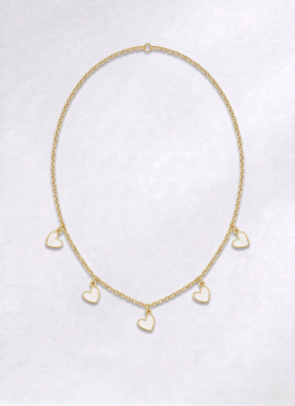 Minimal Heart Charm Necklace