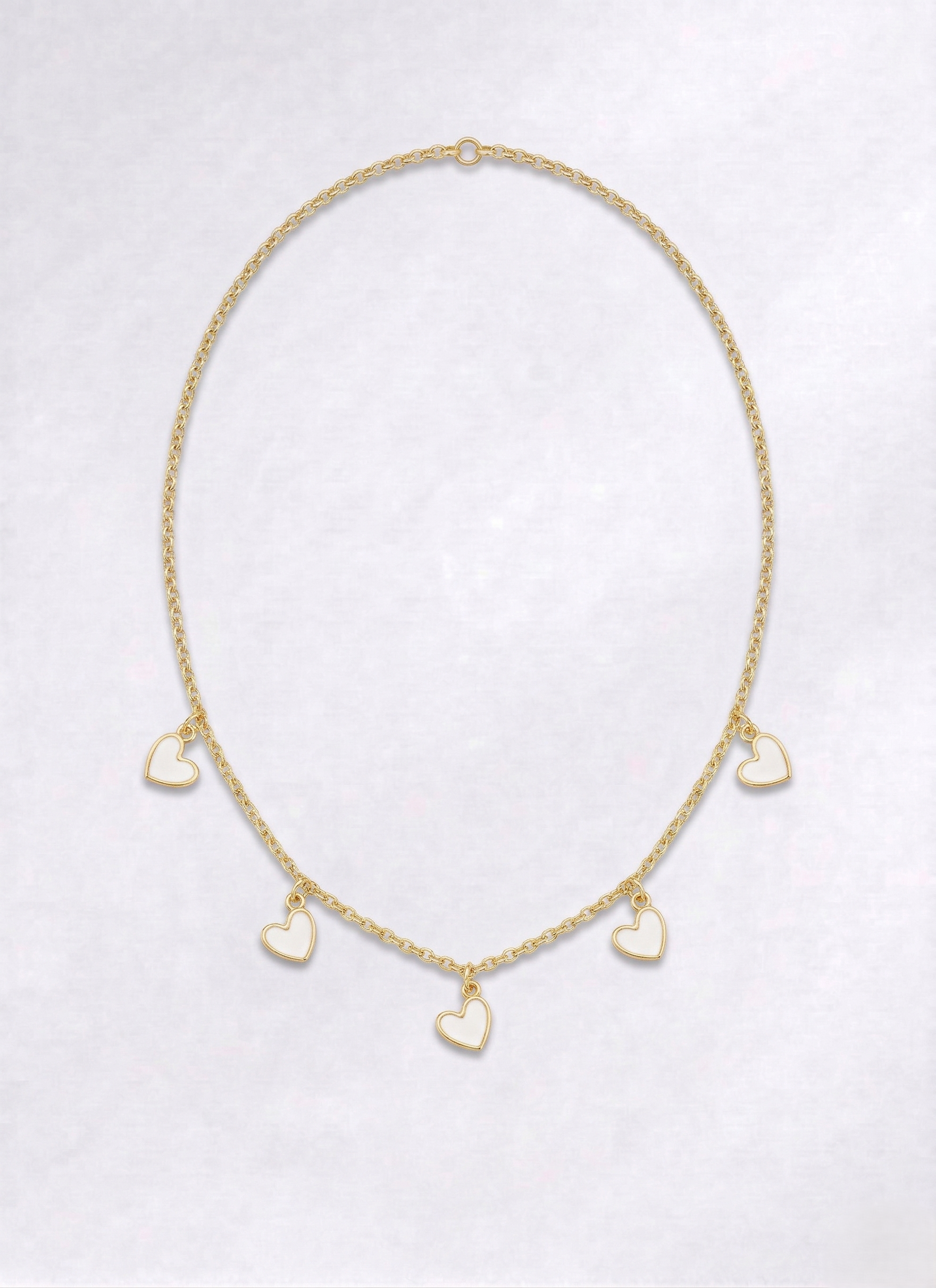 Minimal Heart Charm Necklace
