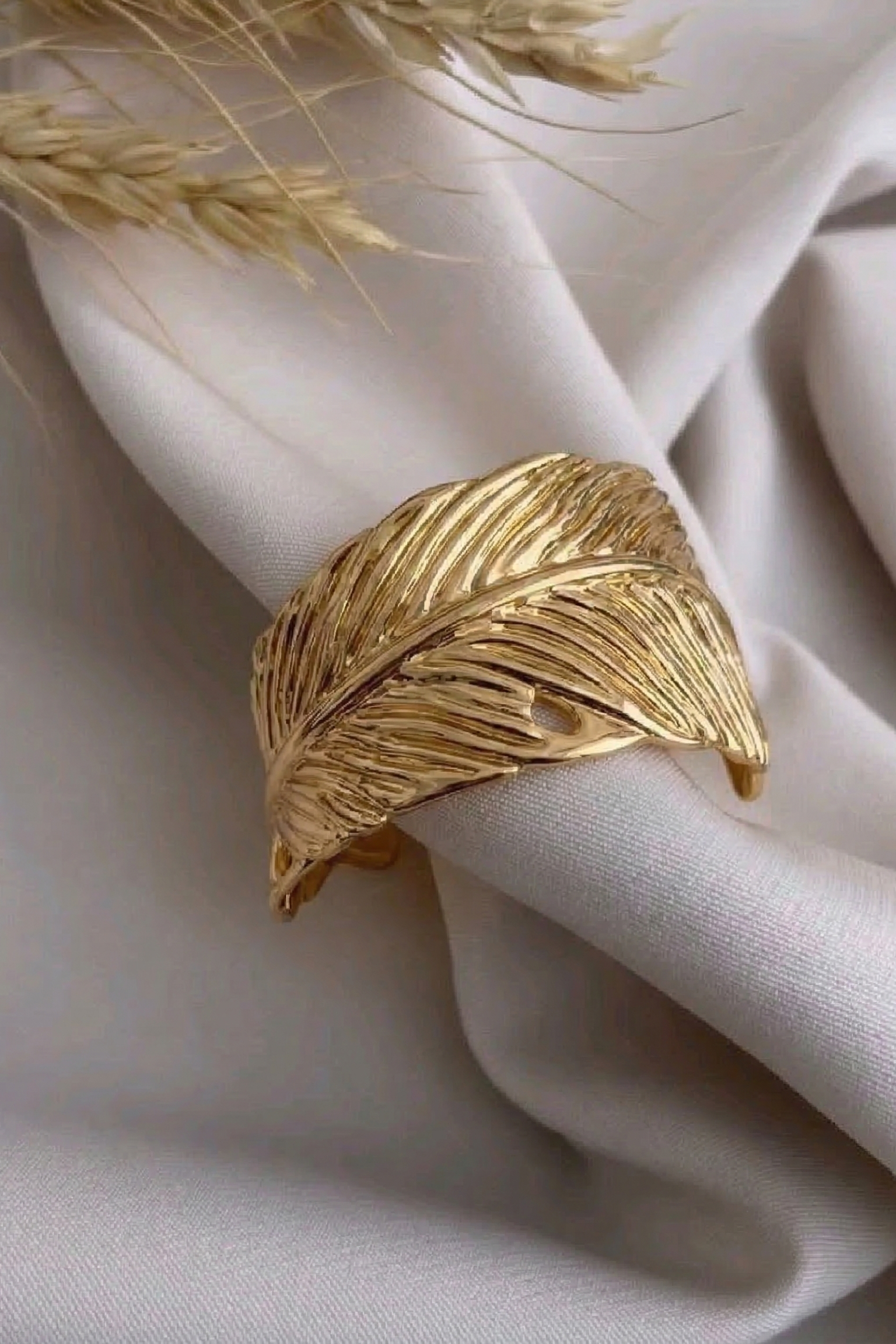 Gilded Nature Statement Cuff - CHEXE LIFESTYLE PRIVATE LIMITED