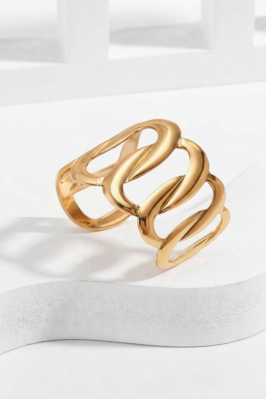 Gilded Infinity Cuff - CHEXE LIFESTYLE PRIVATE LIMITED