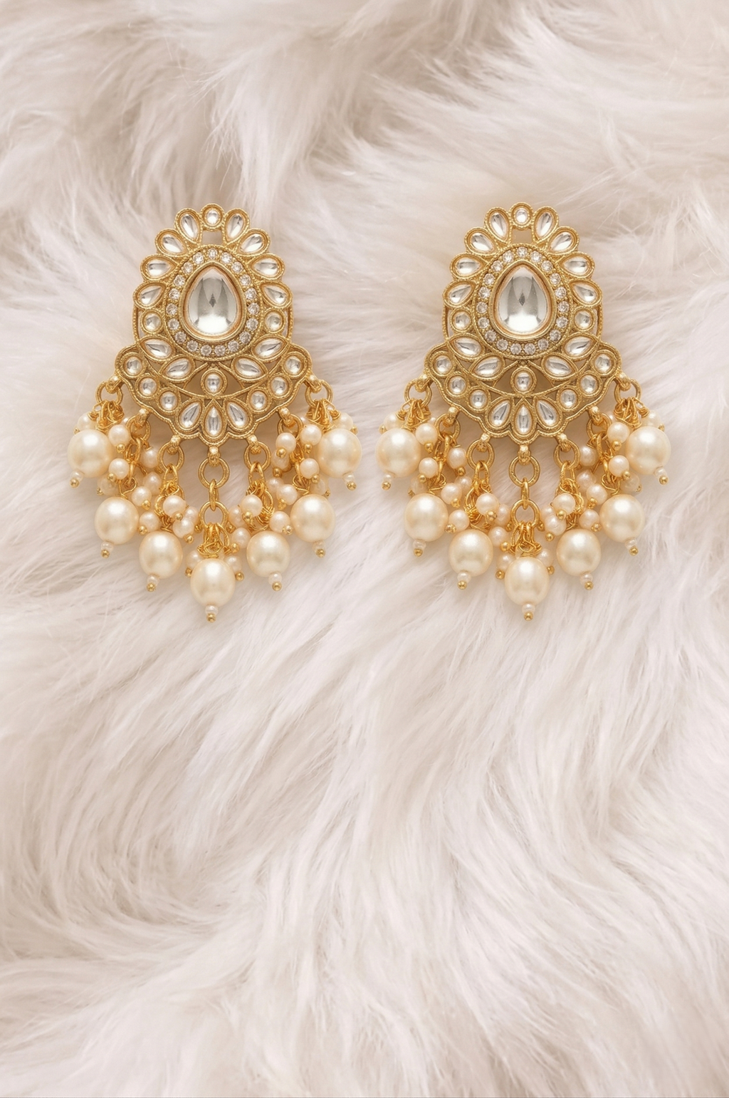 Pearl Aura Drop Earrings