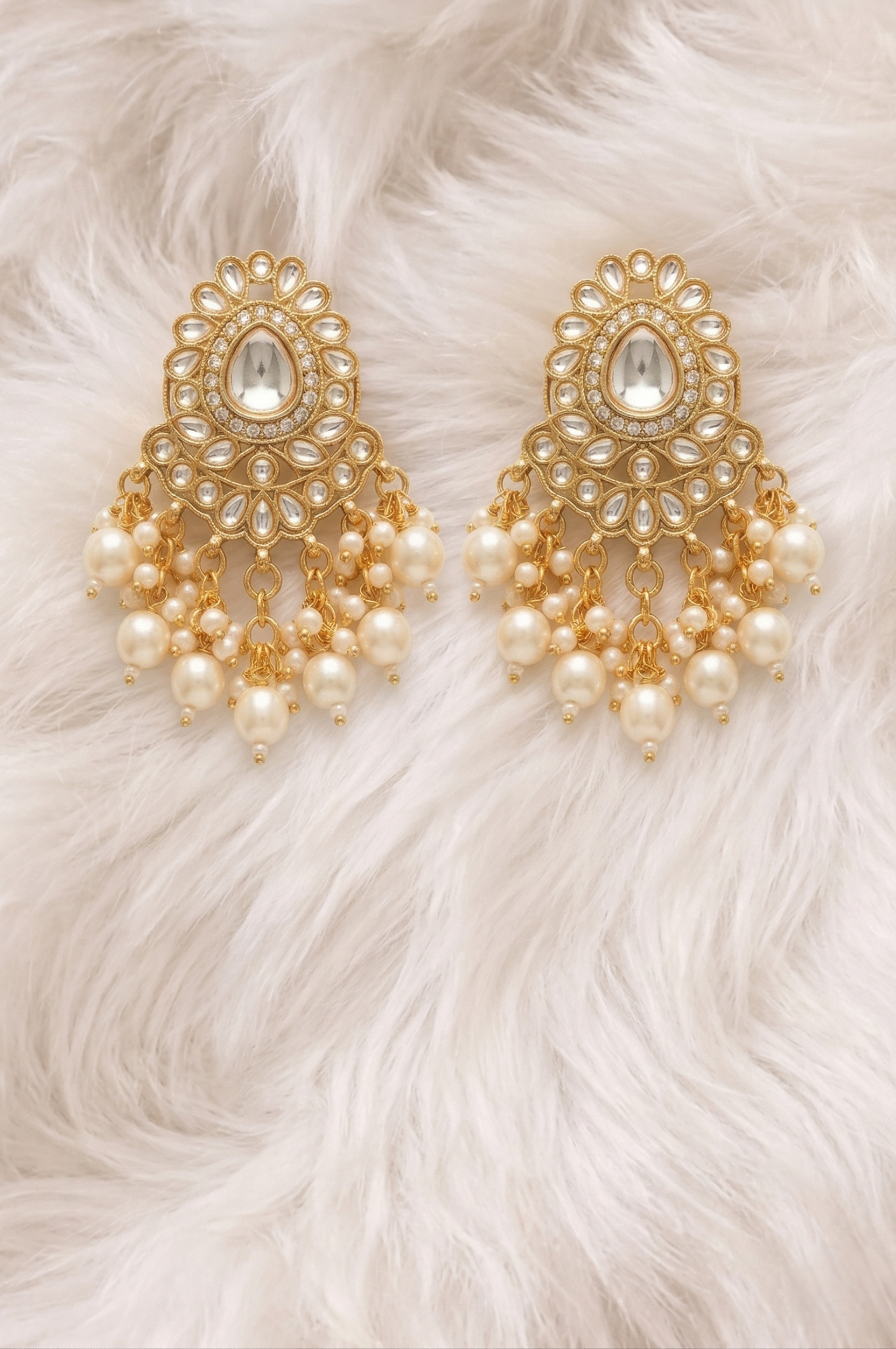 Pearl Aura Drop Earrings