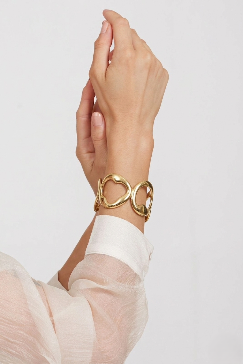 Heart Loop Cuff