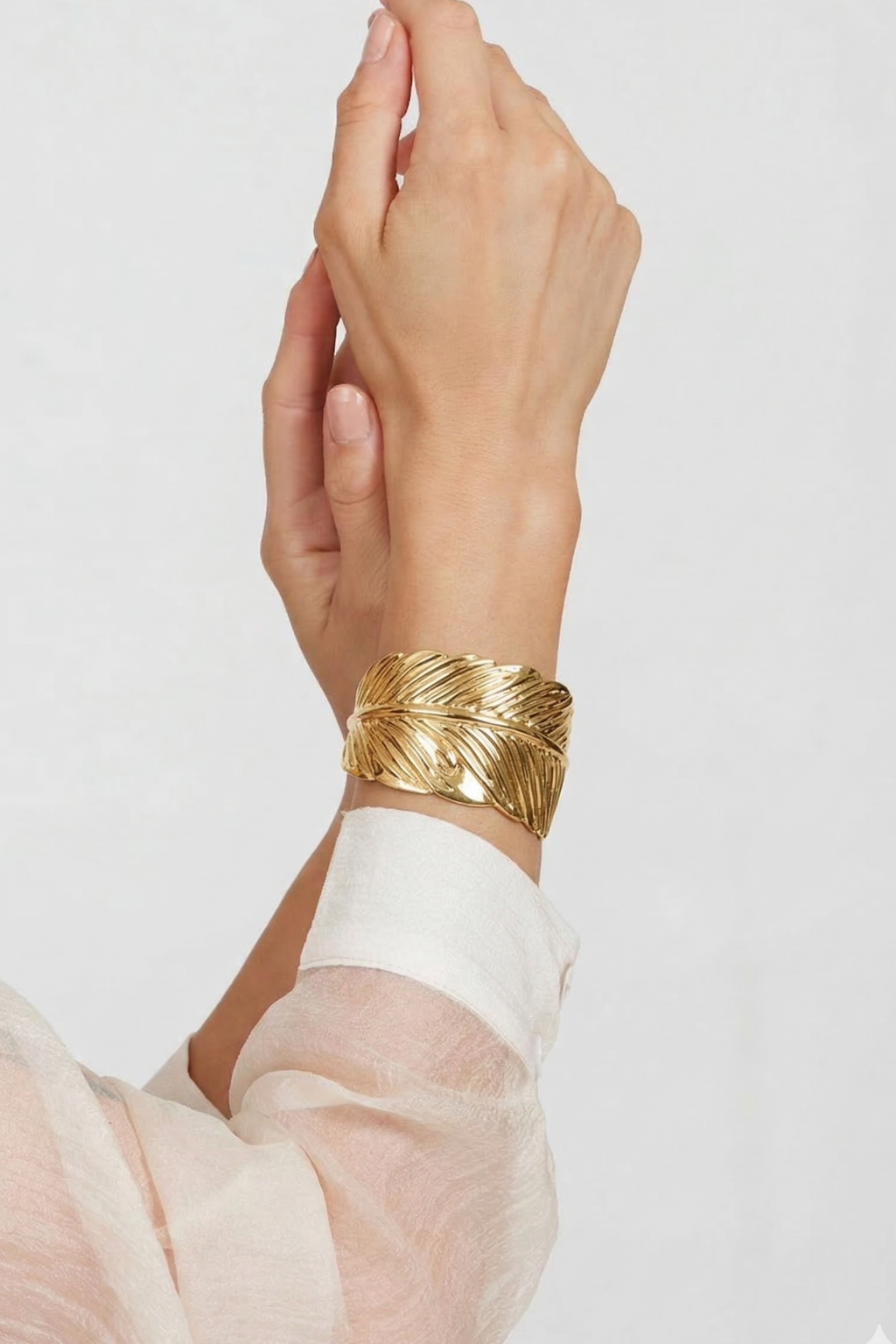Gilded Nature Statement Cuff - CHEXE LIFESTYLE PRIVATE LIMITED