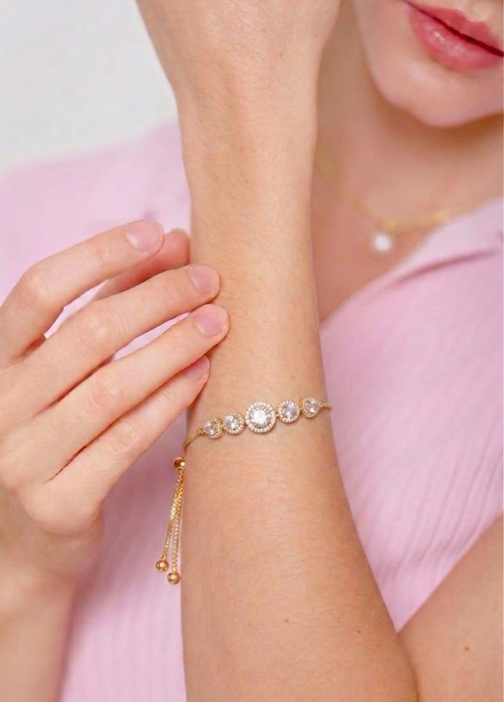 Dazzle Stone Adjustable Bracelet