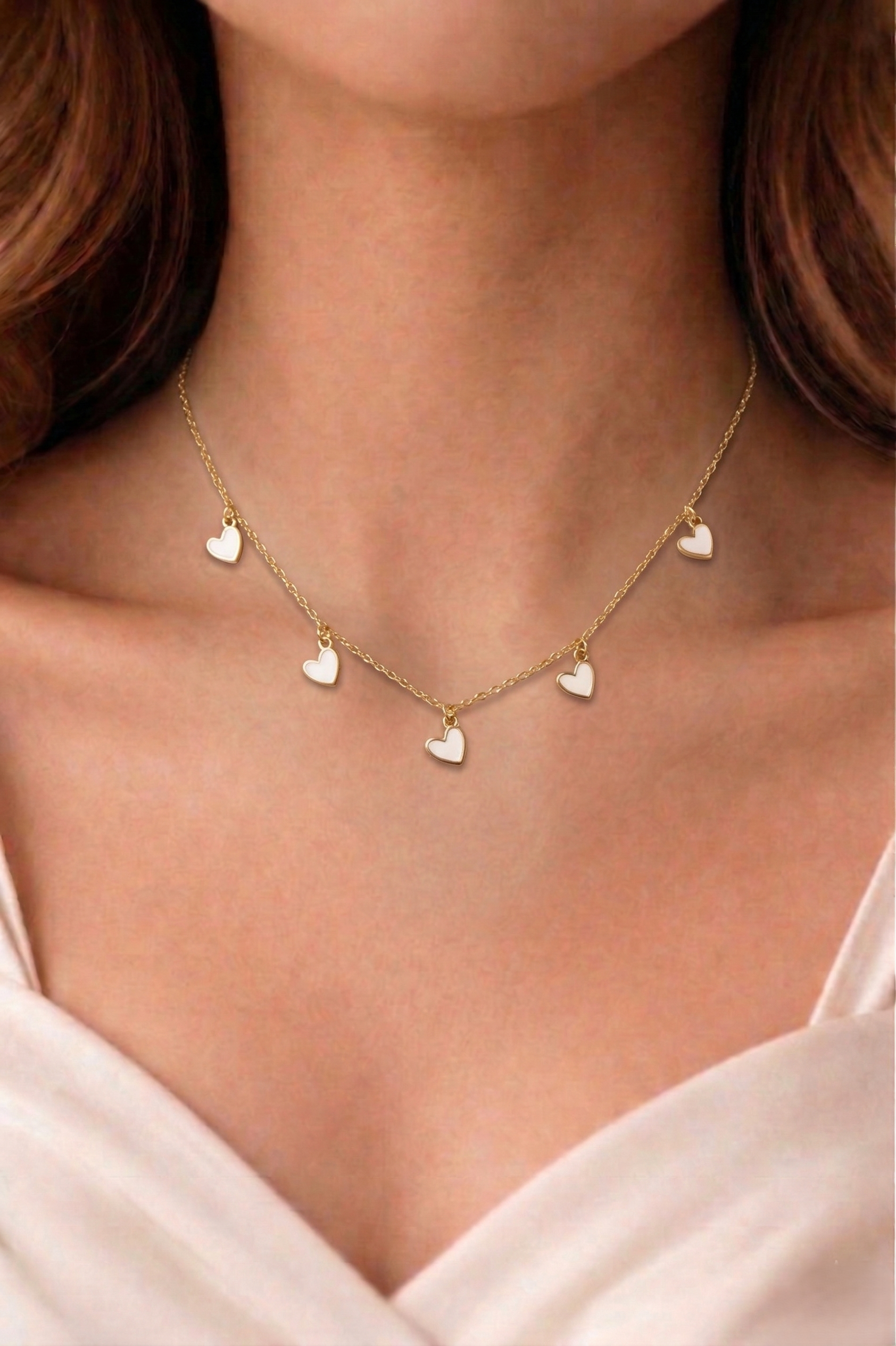 Minimal Heart Charm Necklace