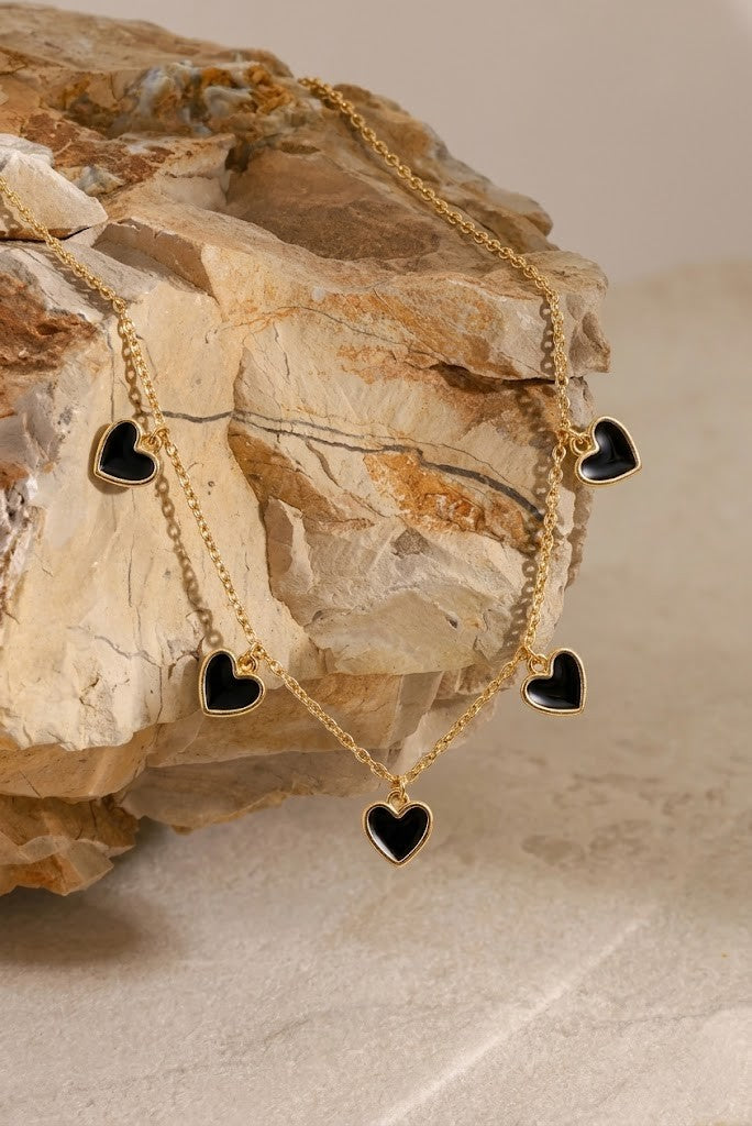 Heart Enamel Necklace